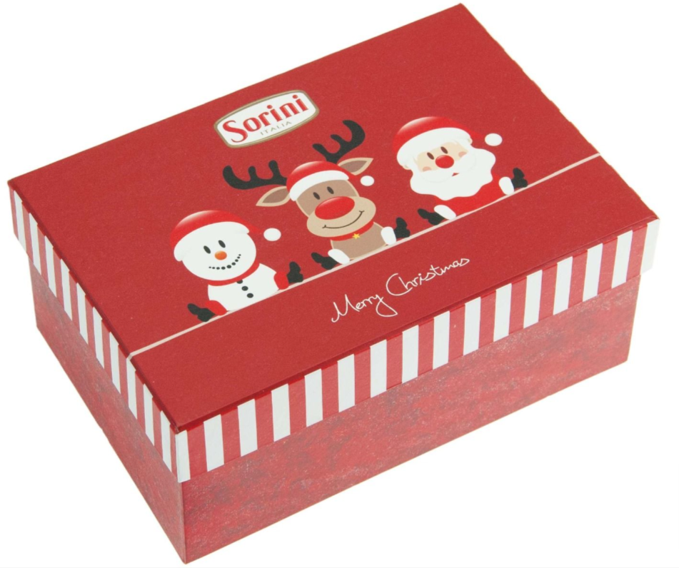 Kerstbox-gevuld-met-300-gram-Melkchocolade-Pakketzenden.nl-kerstmis-luxe-chocolade
