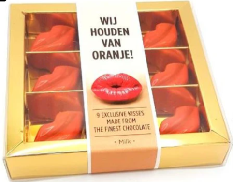 9-oranje-chocolade-kusjes-Brievenbuspost-pakketzenden.nl-brievenbuscadeau-koningsdag