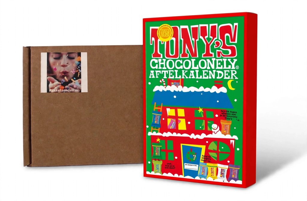 kerst adventkalender-kerst-kerstmis-pakketzenden.nl-tony's chocolonely-chocolade