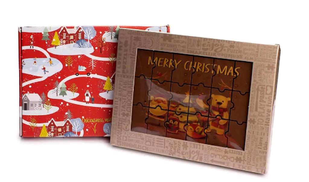 kerst chocoladepuzzel-kerst-kerstmis-chocolade-pakketzenden.nl-brievenbuscadeau
