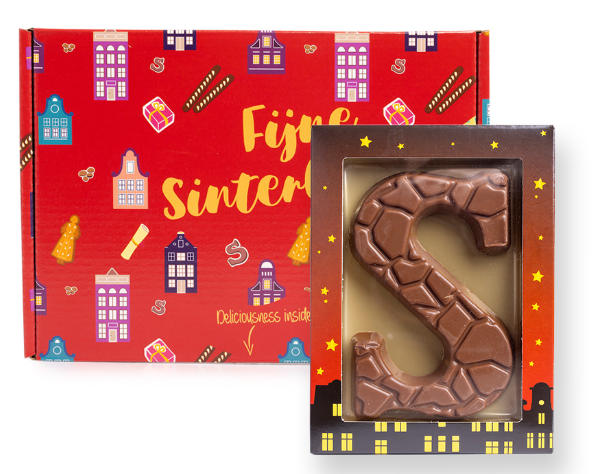 chocoladeletter S-Pakketzenden.nl-sinterklaas-brievenbuscadeau-chocolade-sint