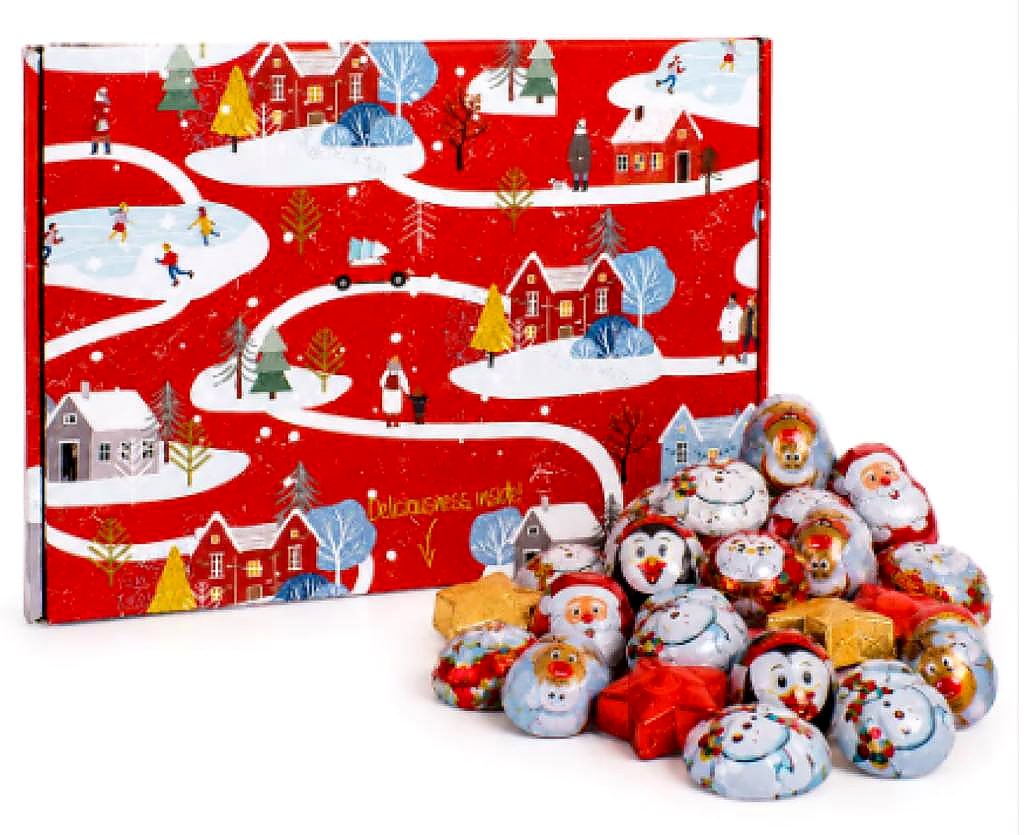 kerstmix chocolade-pakketzenden.nl-brievenbuscadeau-kerst-chocolade